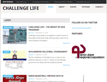 Tablet Screenshot of challengelife.org